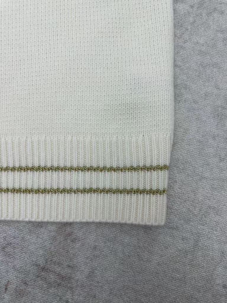 26NEW Embroidered Knit Short Sleeve