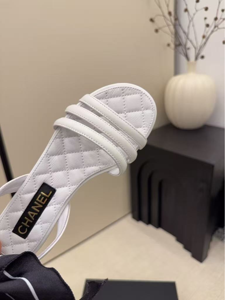 26NEW Flat Ribbon Sandals