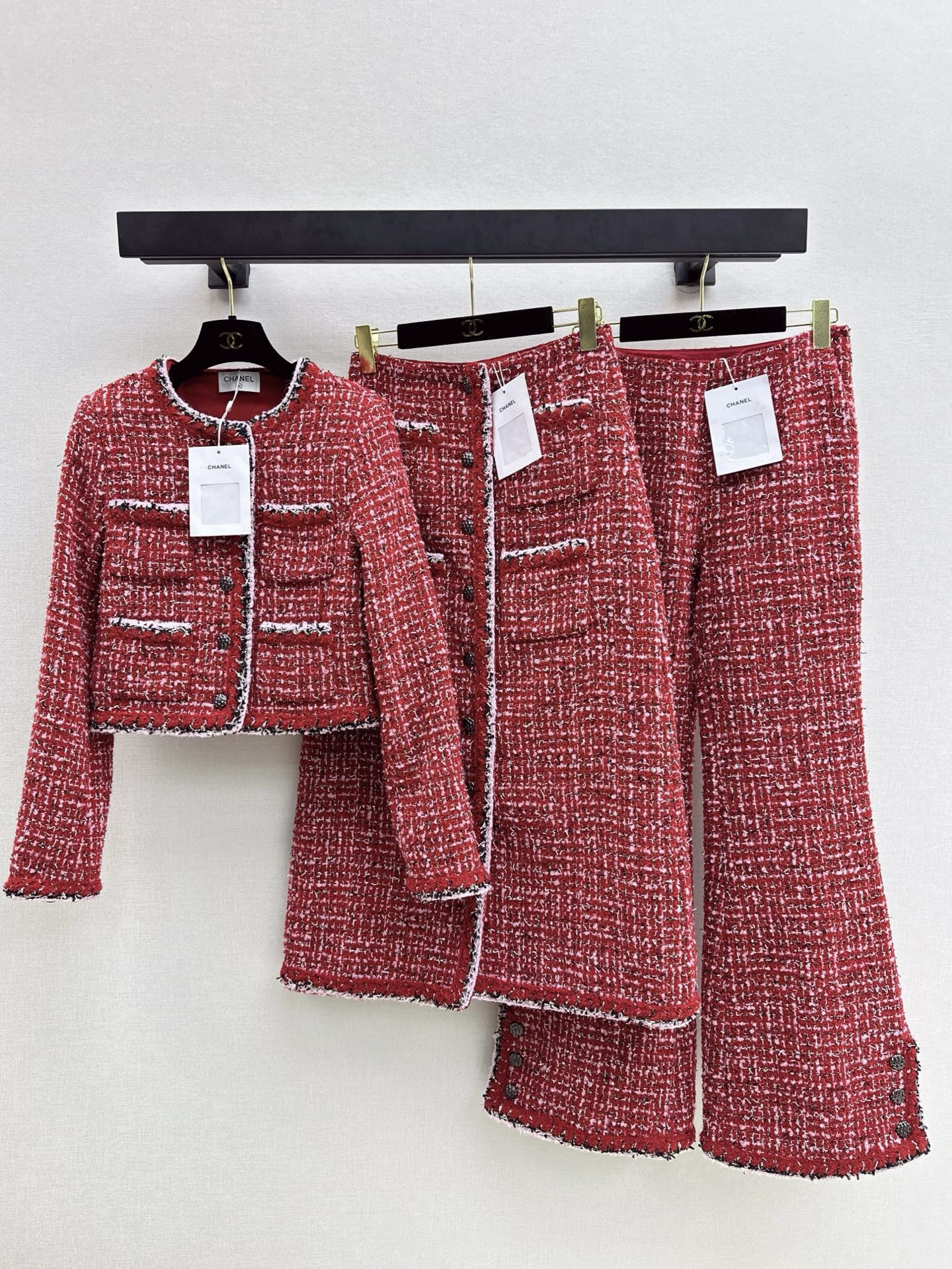 26SS Four-Pocket Knitted Jacket Set