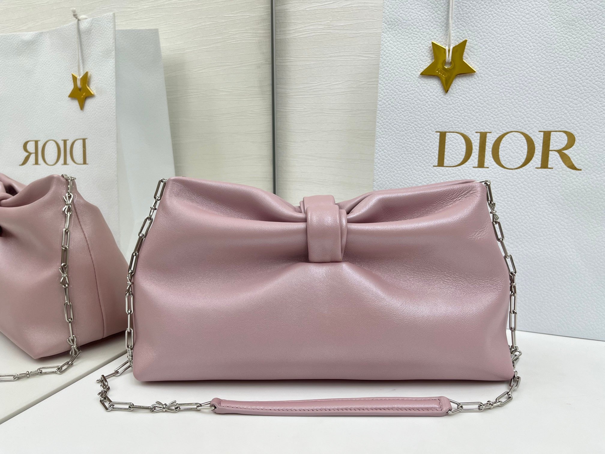 2026 Spring/Summer New Handbag Design: Embroidered with Light Gold Chain
