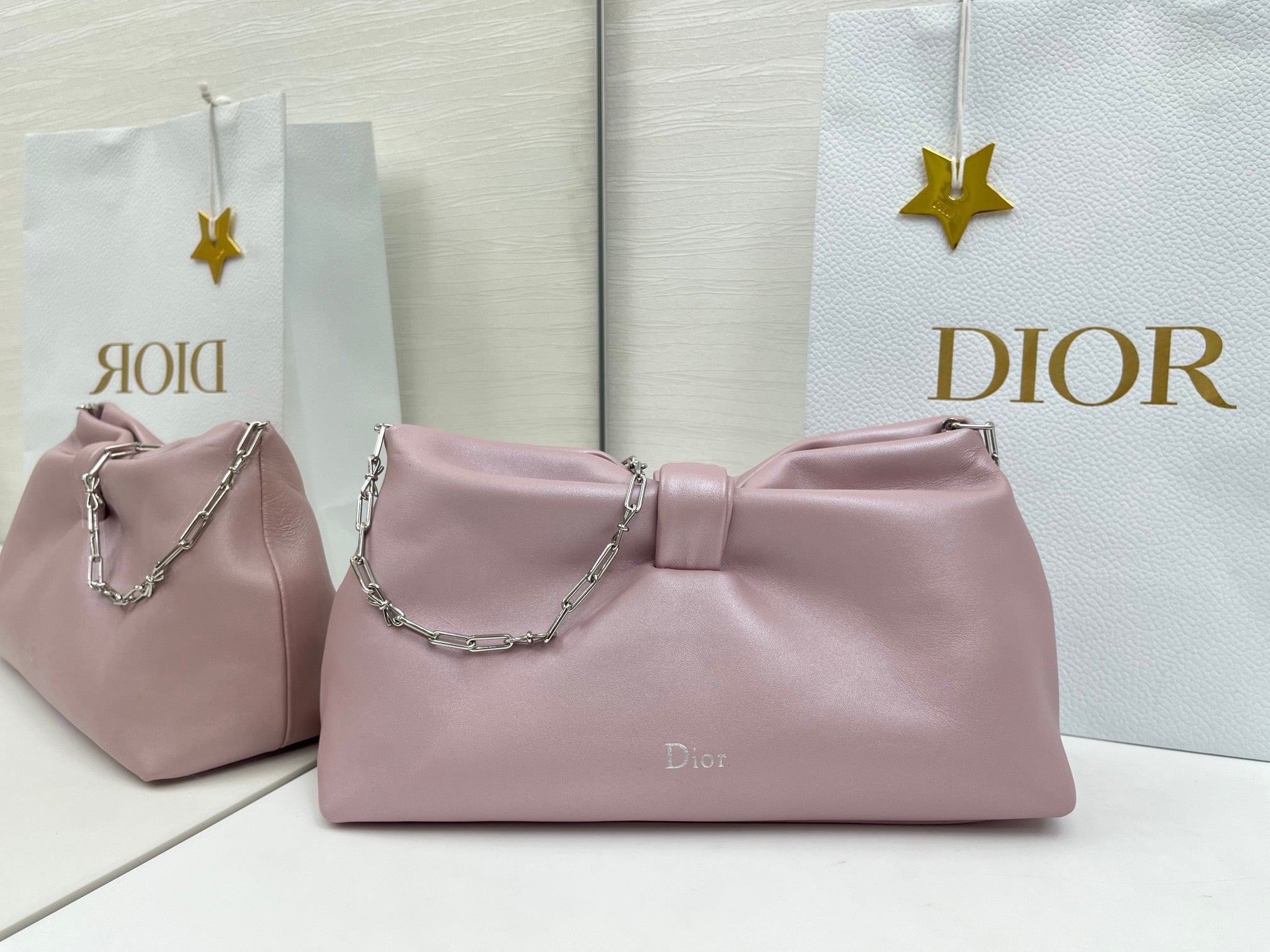 2026 Spring/Summer New Handbag Design: Embroidered with Light Gold Chain