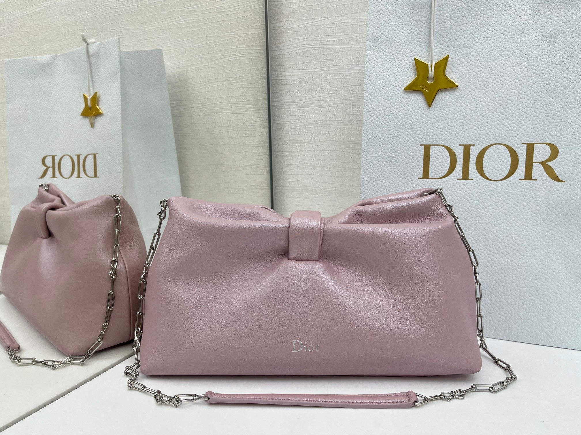 2026 Spring/Summer New Handbag Design: Embroidered with Light Gold Chain