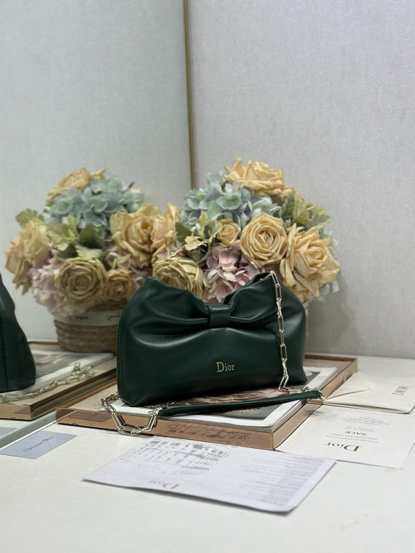 2026 Spring/Summer New Handbag Design: Embroidered with Light Gold Chain