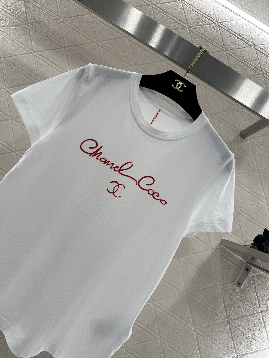 Printed letter logo T-shirt