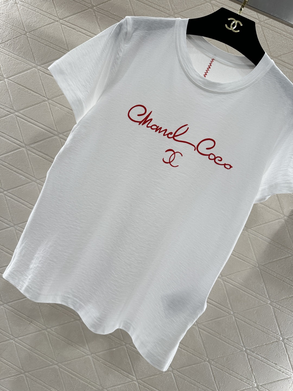 Printed letter logo T-shirt