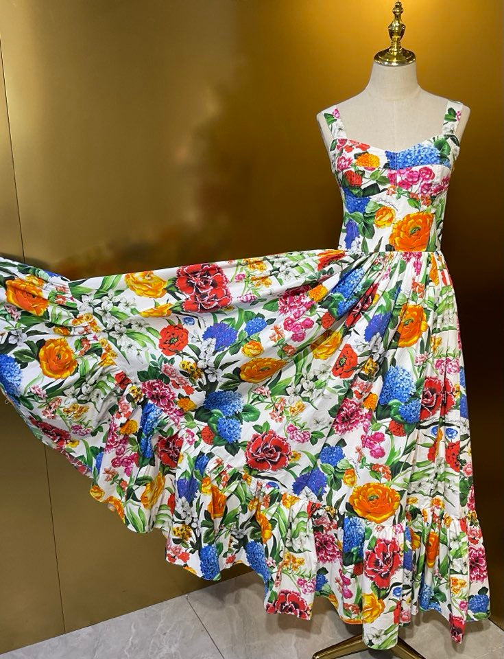 2026 New Arrival: Original-Style Multicolor Floral Cotton Fabric