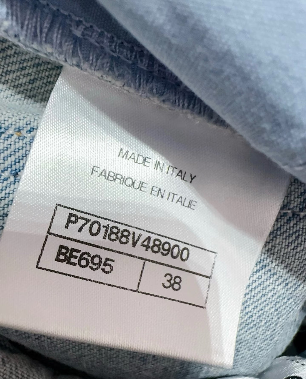 Paneled Wide-Leg Denim Pants