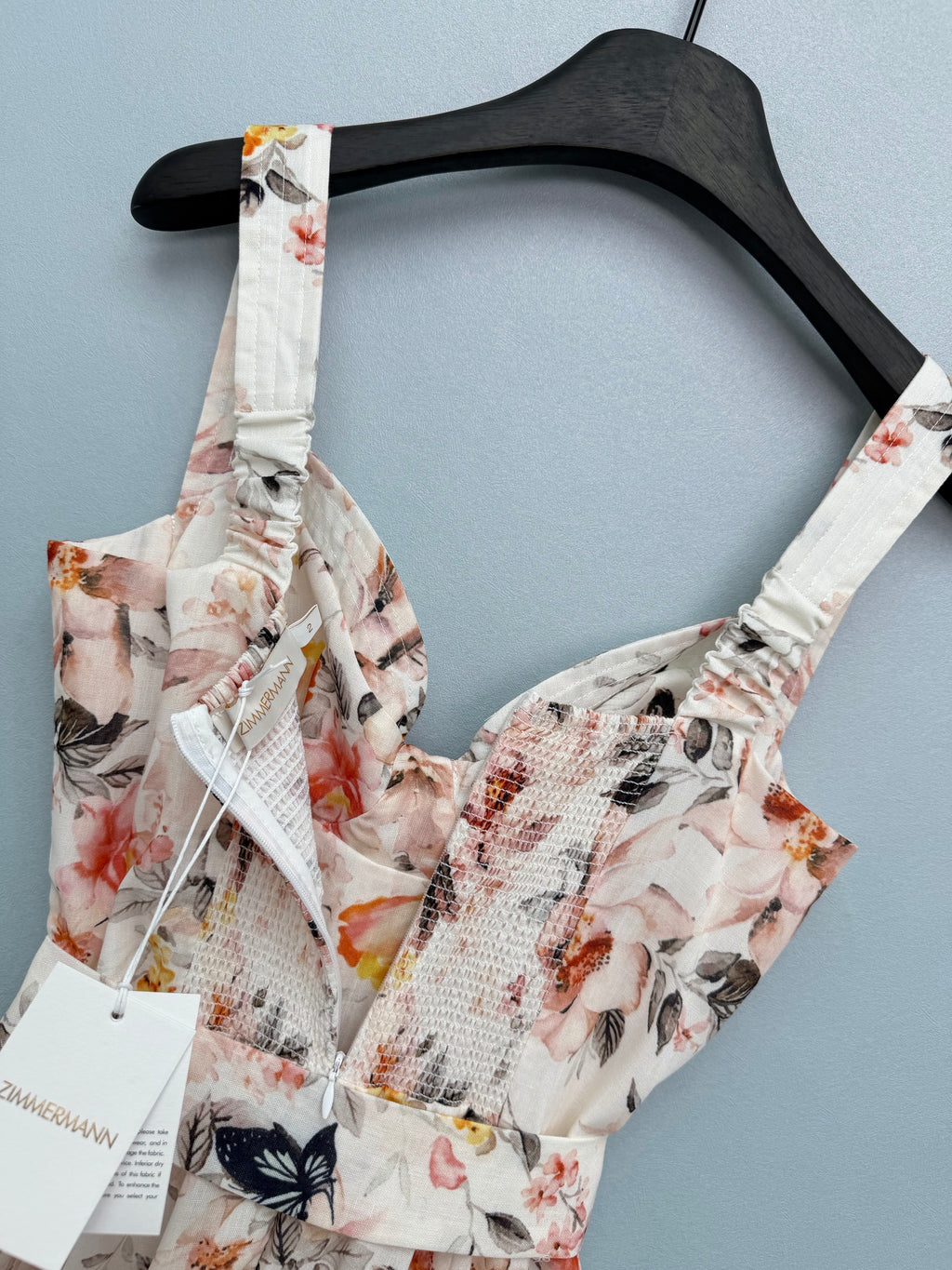 2026 New Style Floral and Bird Print Strappy Dress — Brand New Version in Cotton Fabric