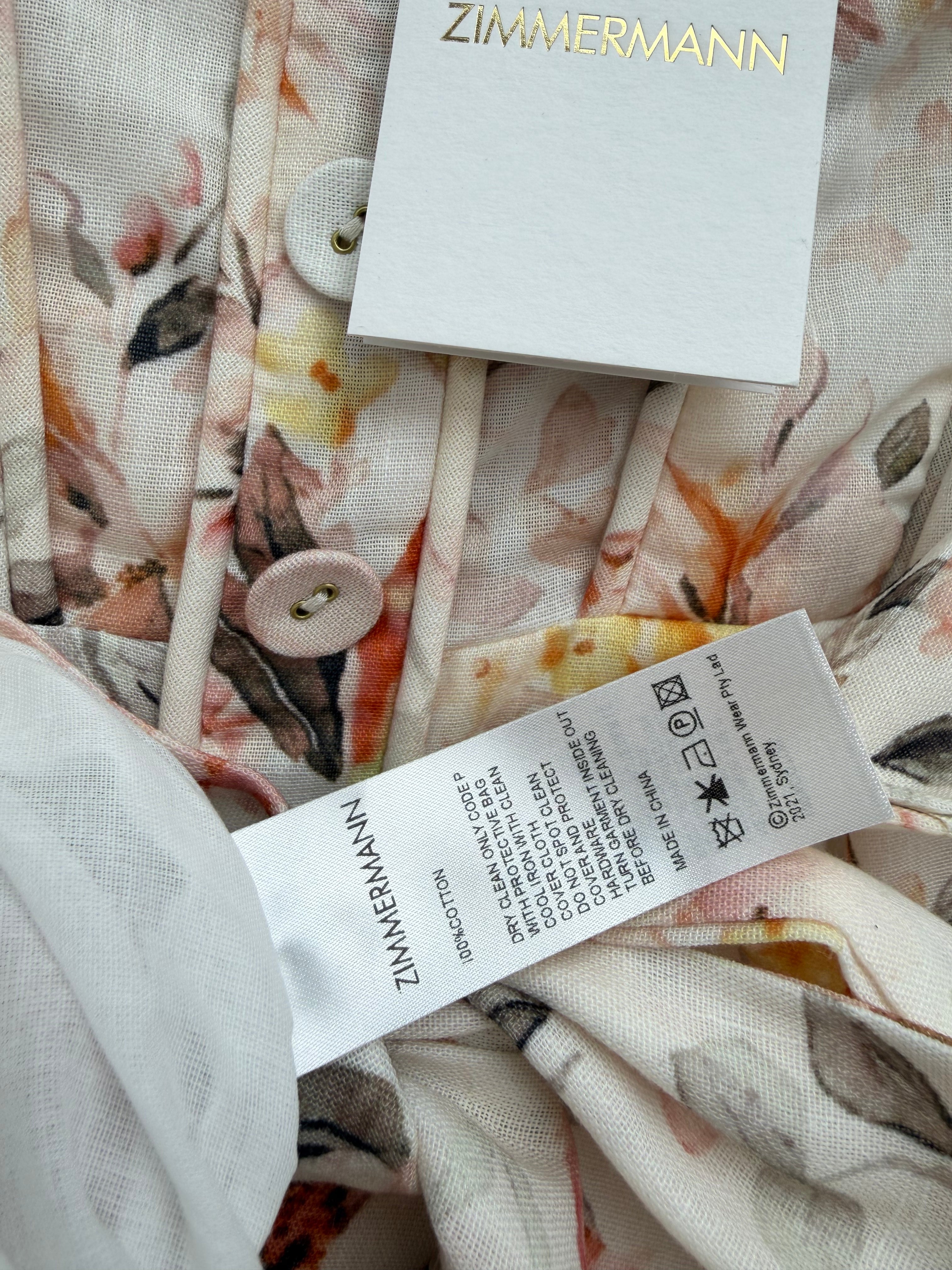 2026 New Style Floral and Bird Print Strappy Dress — Brand New Version in Cotton Fabric