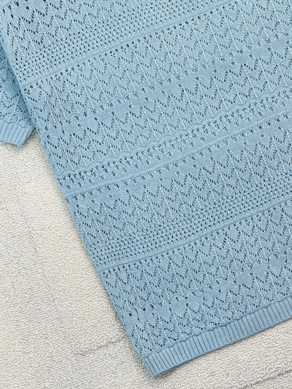 2026 New Arrival: Intricately Crafted Short-Sleeve Cardigan — Embellished with Logo Accents