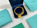 Heart Tag Collection: Interlocking Heart & Circle Pendant Necklace with Chunky Chain