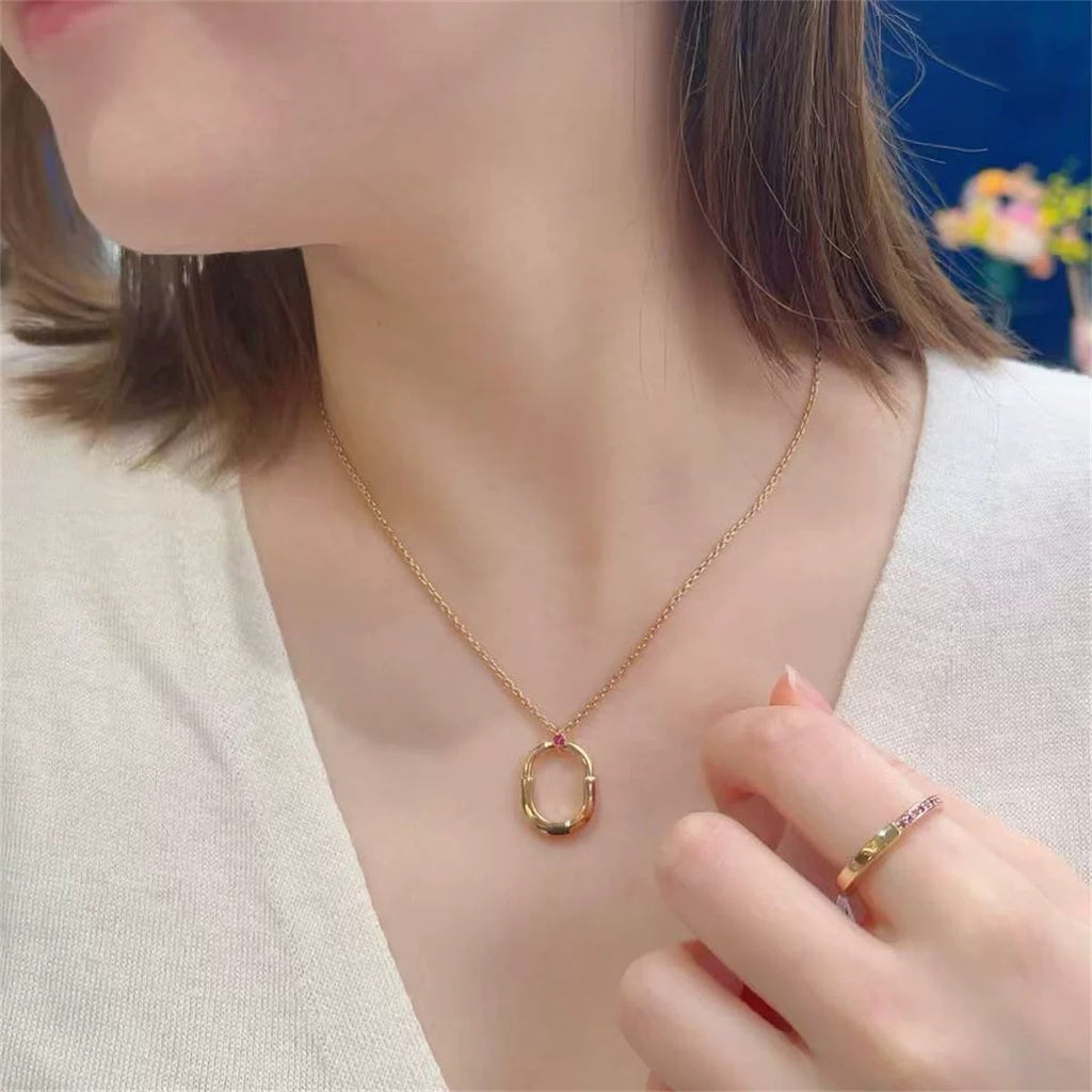 New Arrival 🆕🆕 Rose Gold Single Pink Diamond Necklace — Haute Joaillerie Workshop Collection