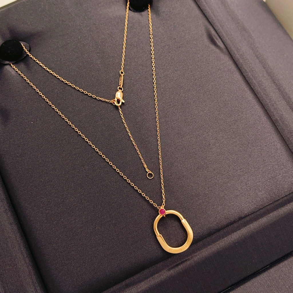 New Arrival 🆕🆕 Rose Gold Single Pink Diamond Necklace — Haute Joaillerie Workshop Collection