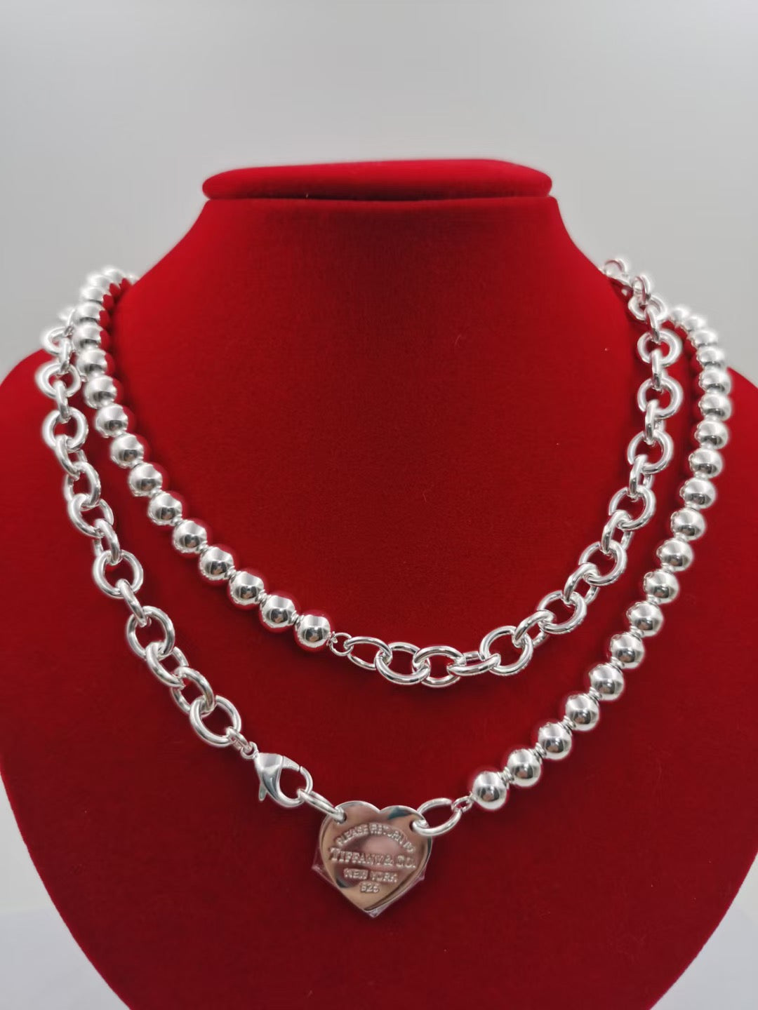 Heart Charm Wrap Necklace