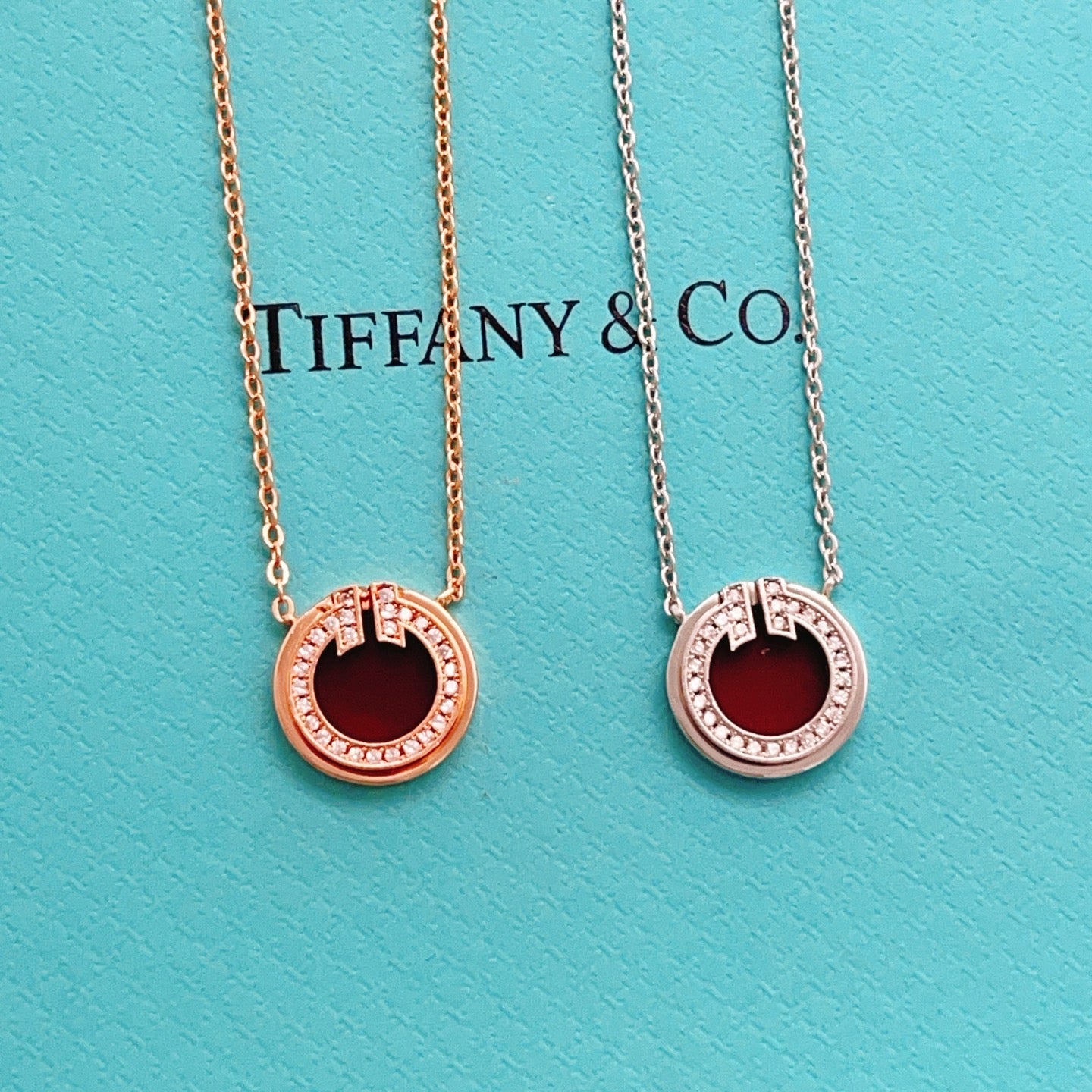 [New Arrival 🆕🆕 Rose Gold & Red Mother-of-Pearl Coin Necklace] — High-End Artisan Workshop Collection