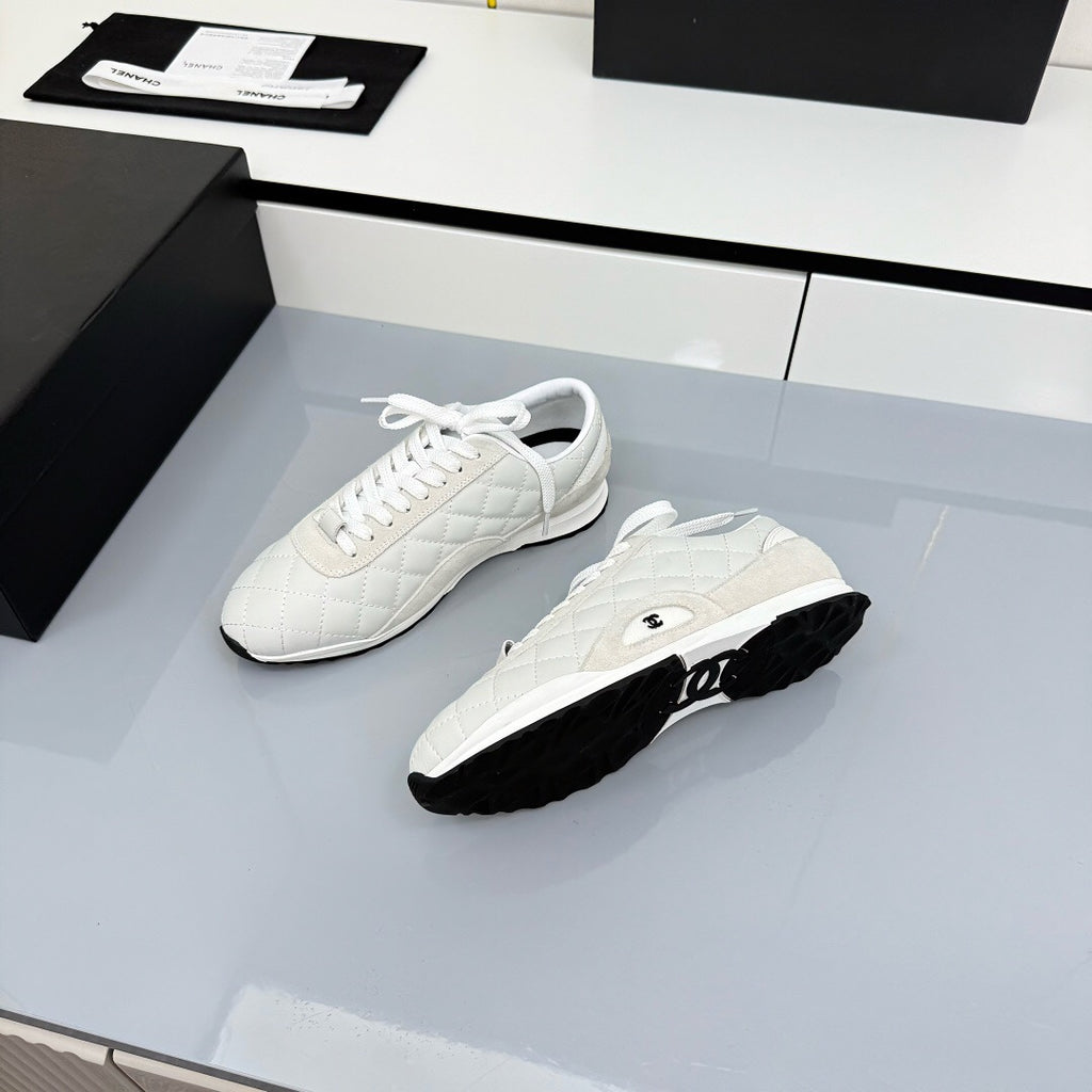 New Quilted German Army Trainers Ultra-lightweight and comfortable Available in Black and White