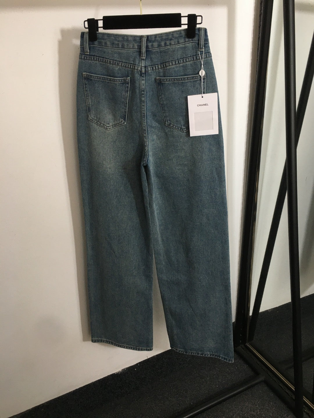 Logo-Embroidered, Stylish & Versatile Denim Trousers — Blue, Sizes S–XL
