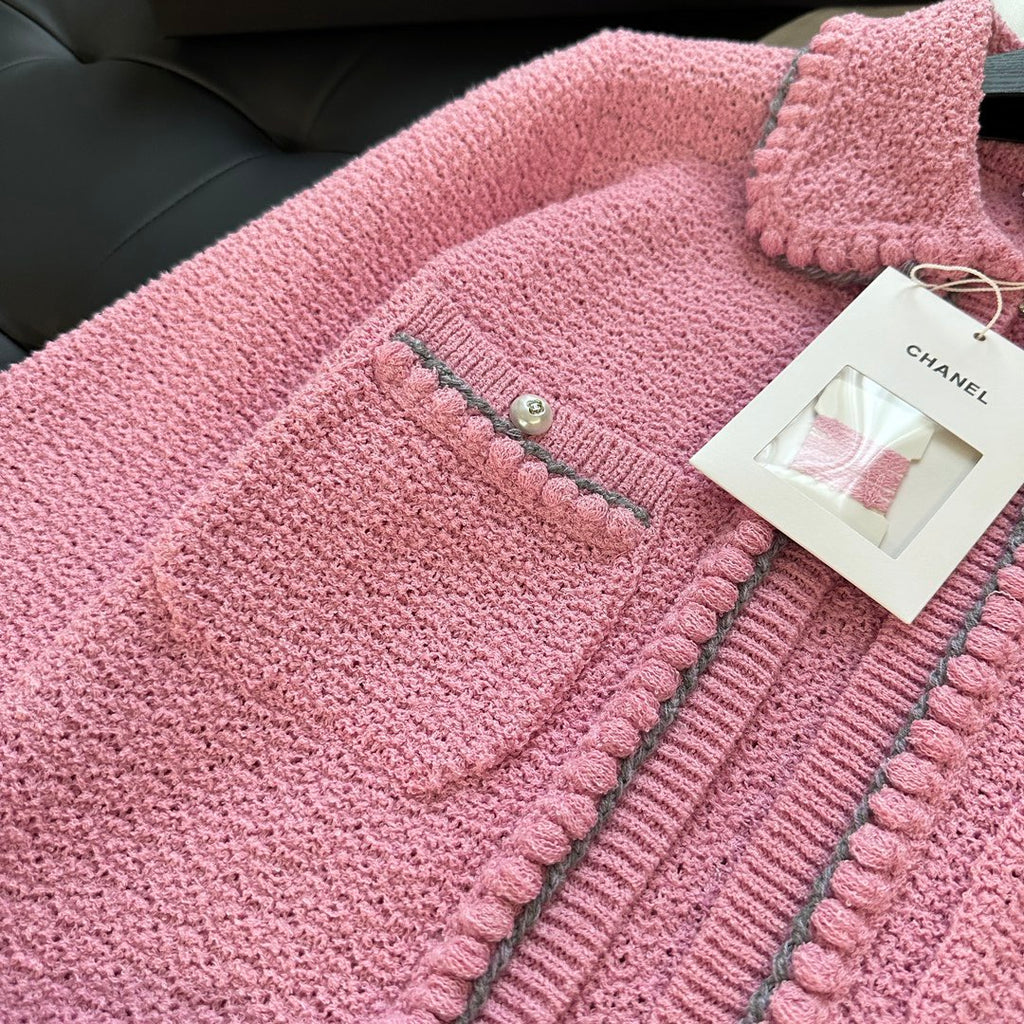 25P Pearl-Button Cardigan