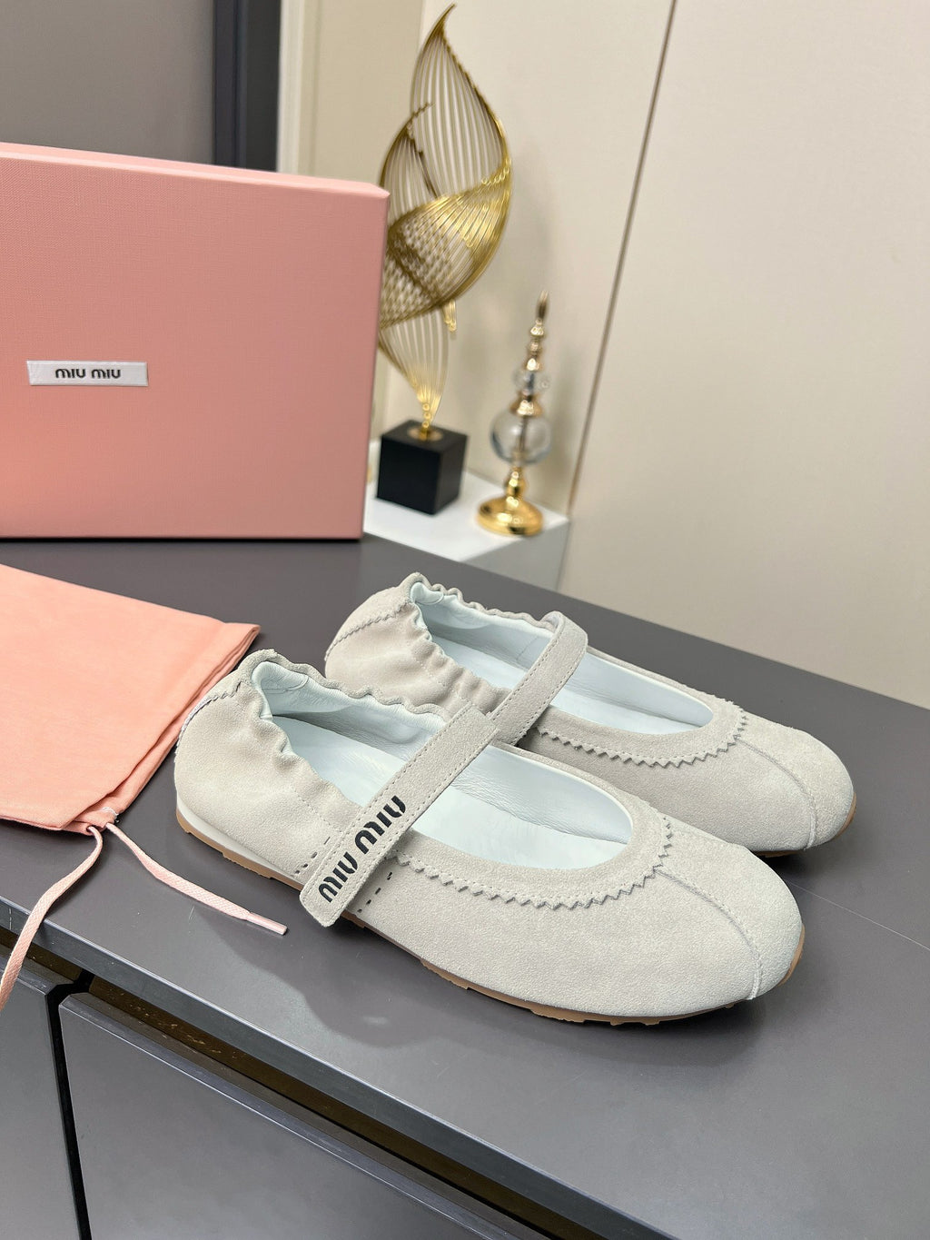 SS25 New Arrivals 🏆 Velcro-Strap Elastic Ballet Flats — Mary Jane Style (Casual)