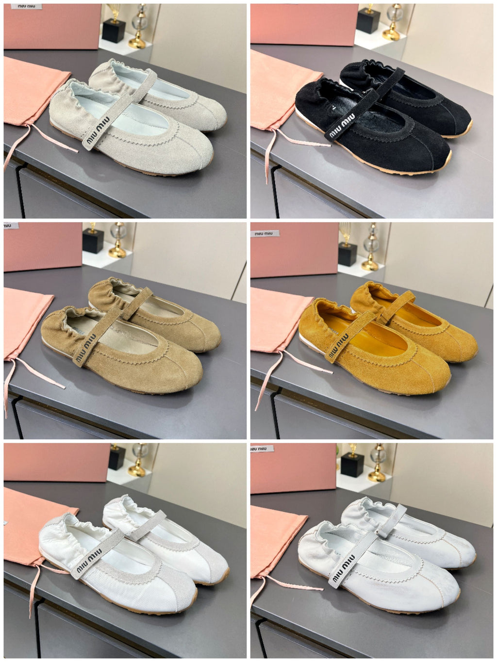 SS25 New Arrivals 🏆 Velcro-Strap Elastic Ballet Flats — Mary Jane Style (Casual)
