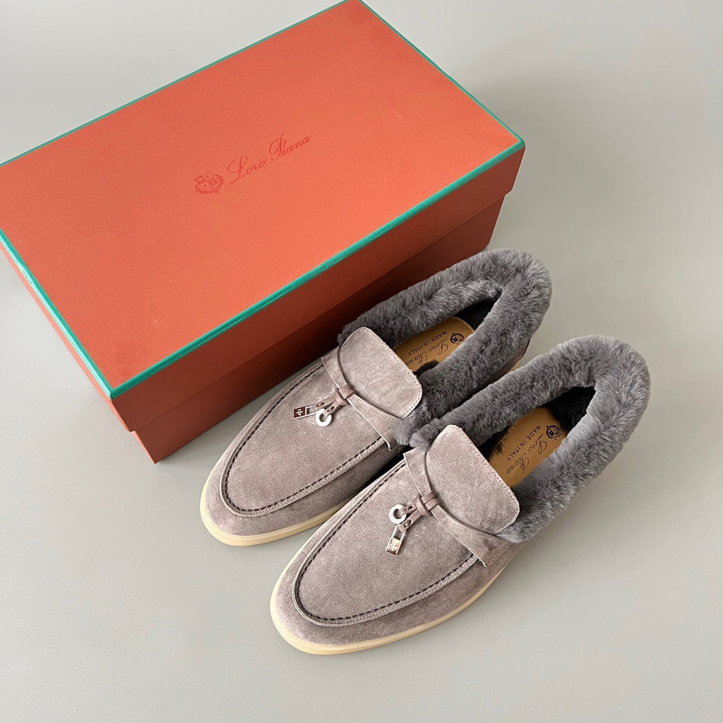 Women's Round-Toe Low-Top Slip-On Loafers