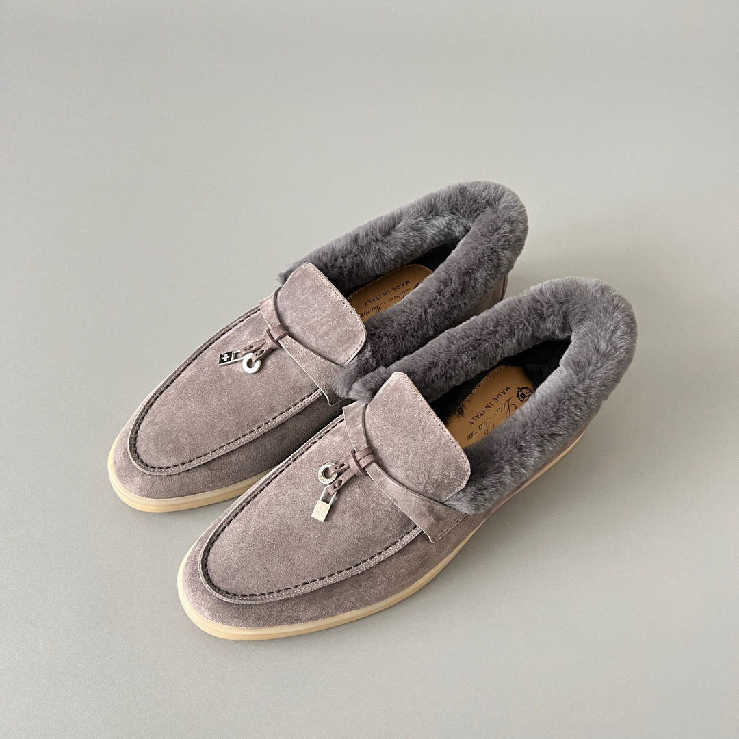 Women's Round-Toe Low-Top Slip-On Loafers