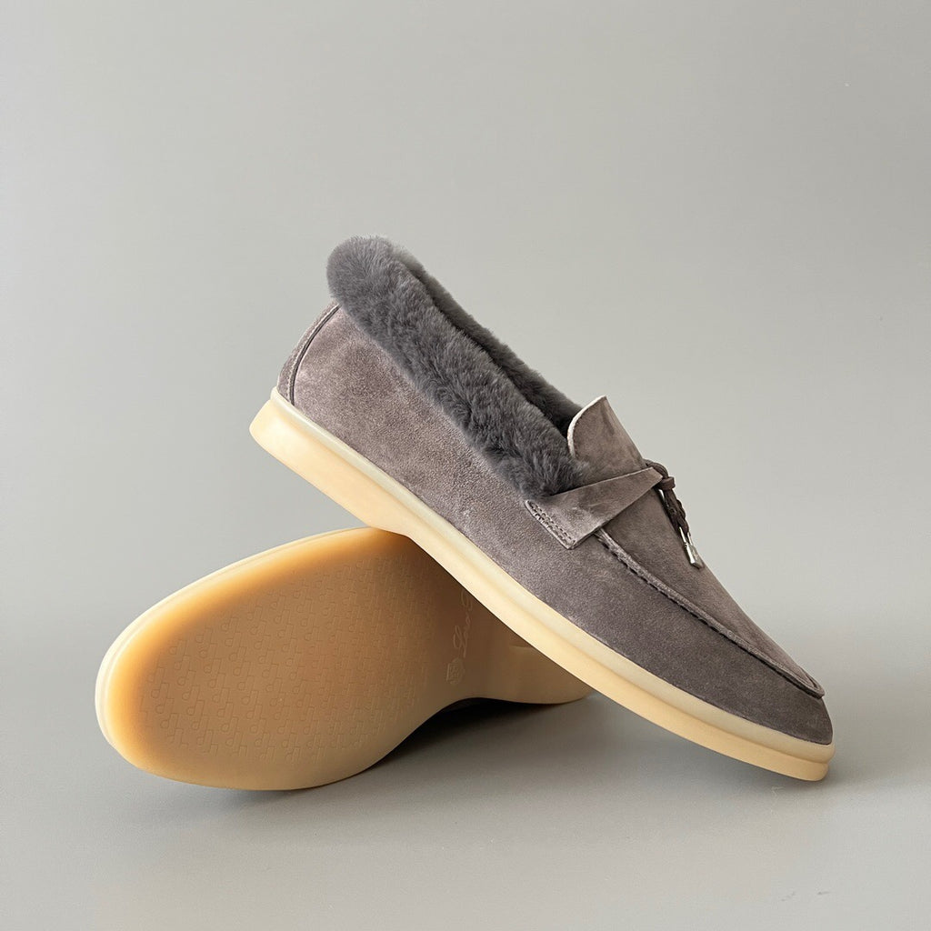 Women's Round-Toe Low-Top Slip-On Loafers