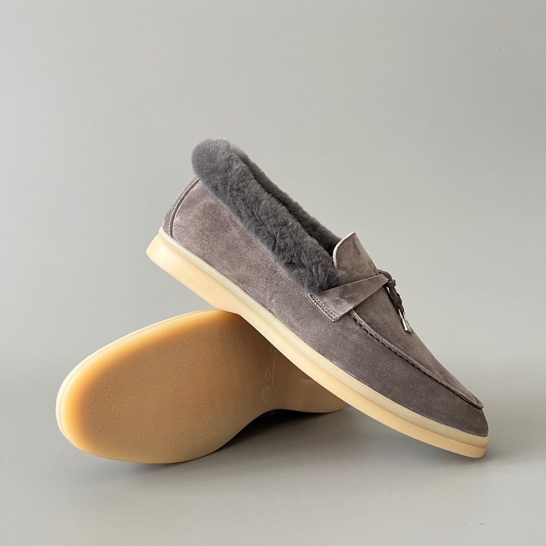 Women's Round-Toe Low-Top Slip-On Loafers