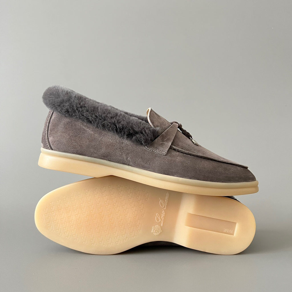 Women's Round-Toe Low-Top Slip-On Loafers