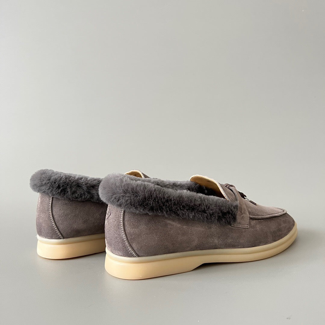 Women's Round-Toe Low-Top Slip-On Loafers