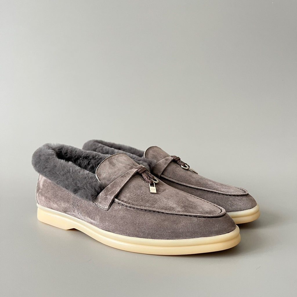 Women's Round-Toe Low-Top Slip-On Loafers