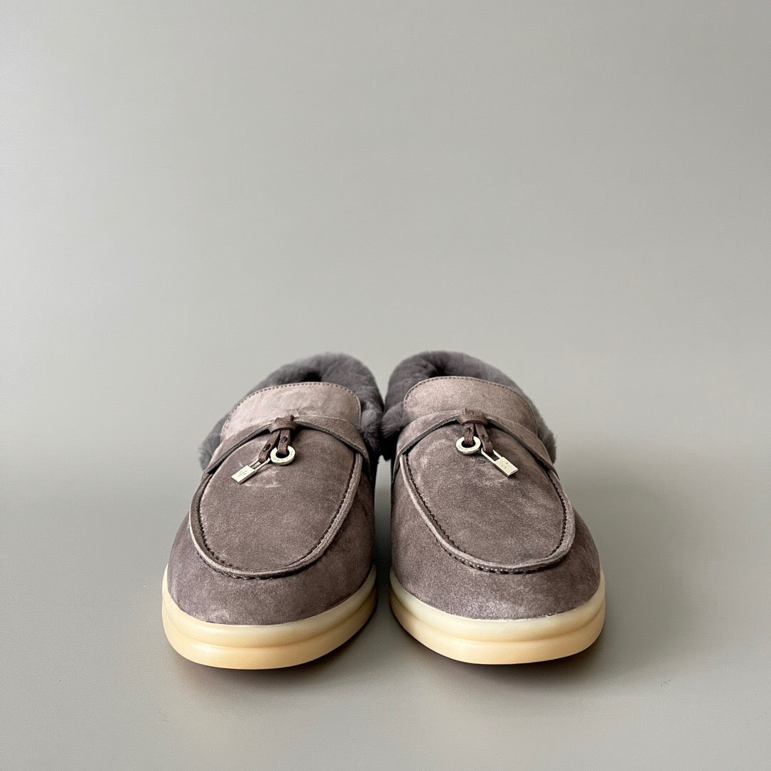 Women's Round-Toe Low-Top Slip-On Loafers