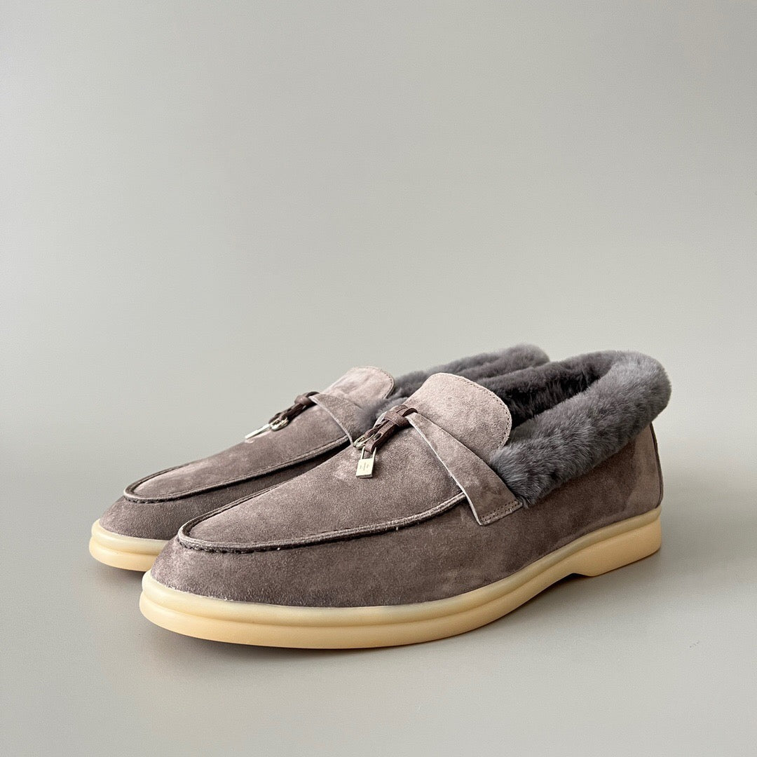 Women's Round-Toe Low-Top Slip-On Loafers