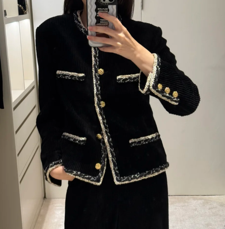 Black corduroy jacket