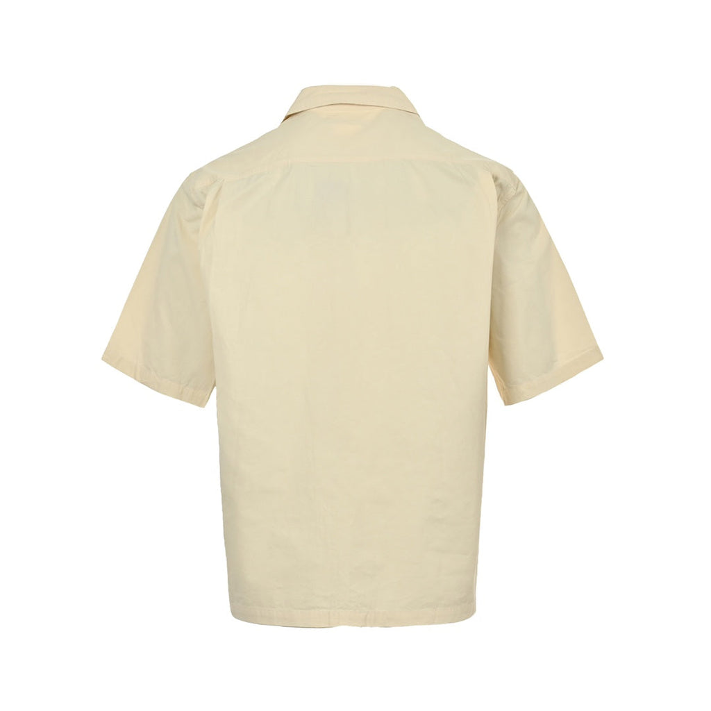 Pocket triangle short sleeve shirt suit