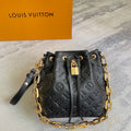 25FW NEW Embossed Chain Bucket Bag