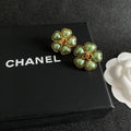 25FW NEW Exquisite Flower Stud Earrings