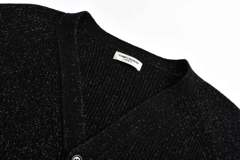 Saint Lau Brooch Cardigan Sweater