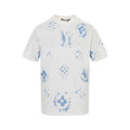 Short sleeves with big logo printed all over