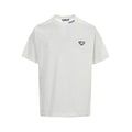 Triangle collar letter short sleeves