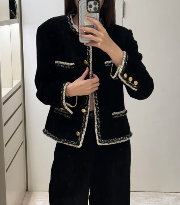 Black corduroy jacket