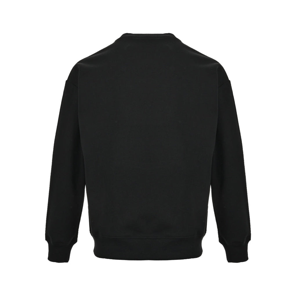Silver label embroidered logo crew neck sweatshirt