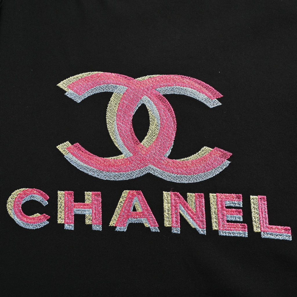 Ghost Letter Logo Embroidered Short Sleeves