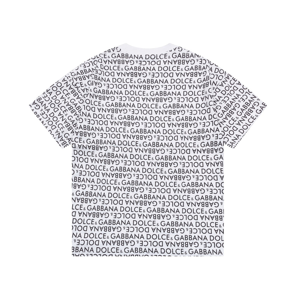 Letters Printed All Over T Shirt